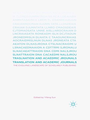cover image of Translation and Academic Journals